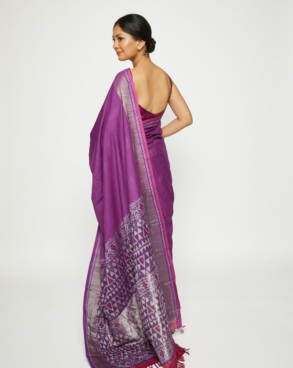 VARNIKA Eri Silk Ikat Saree