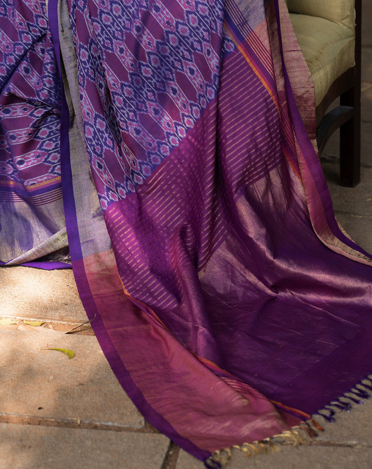 DIVISHA ERI IKAT SAREE