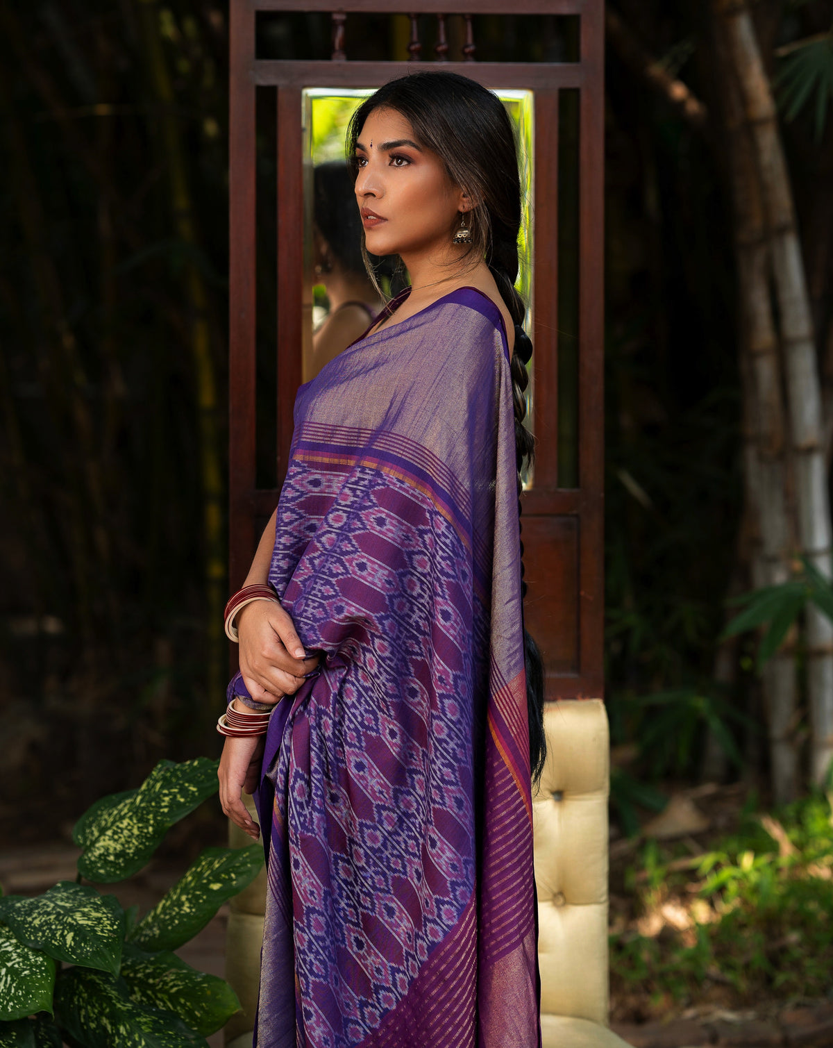 DIVISHA ERI IKAT SAREE