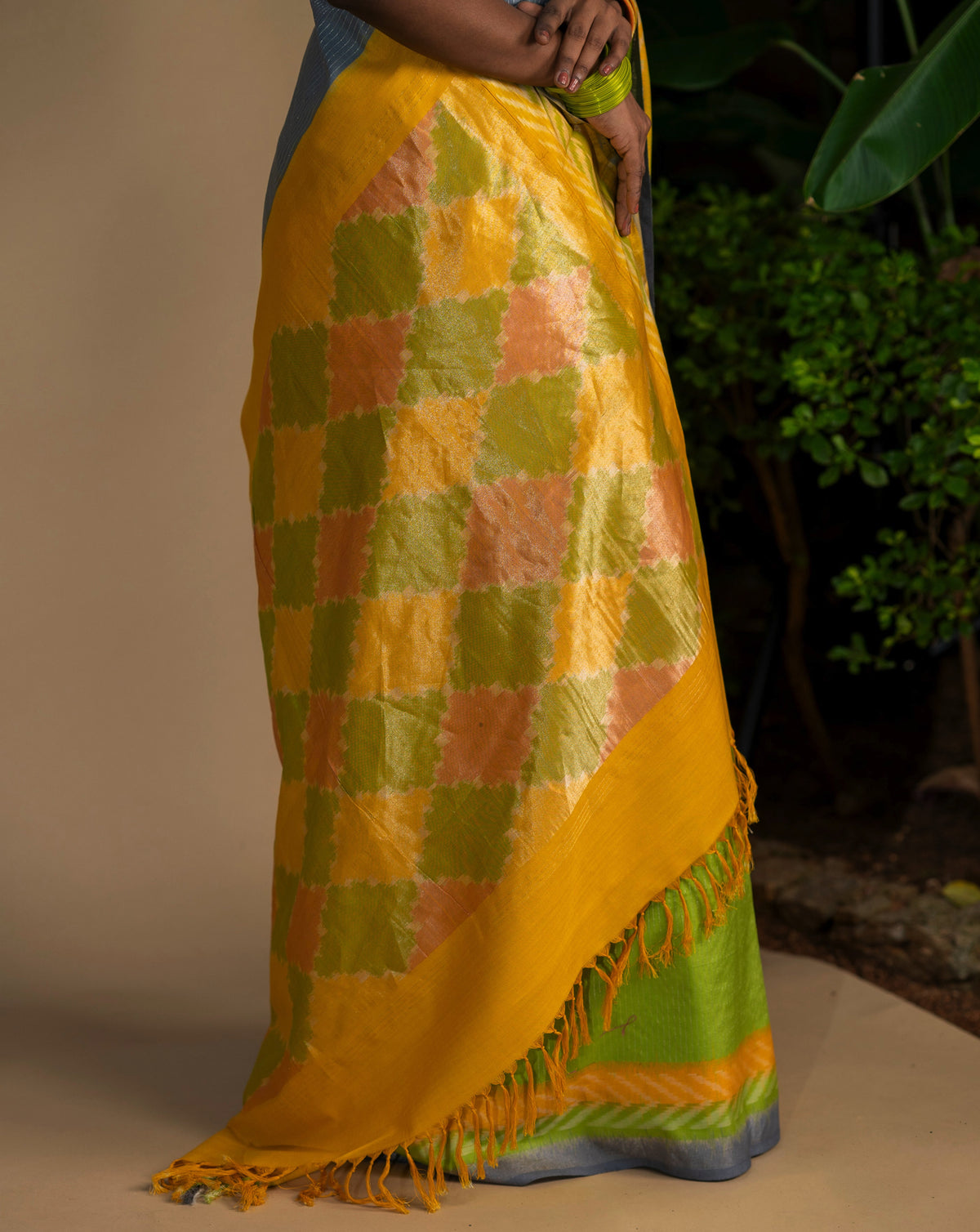 Trinayani Eri ikat Saree