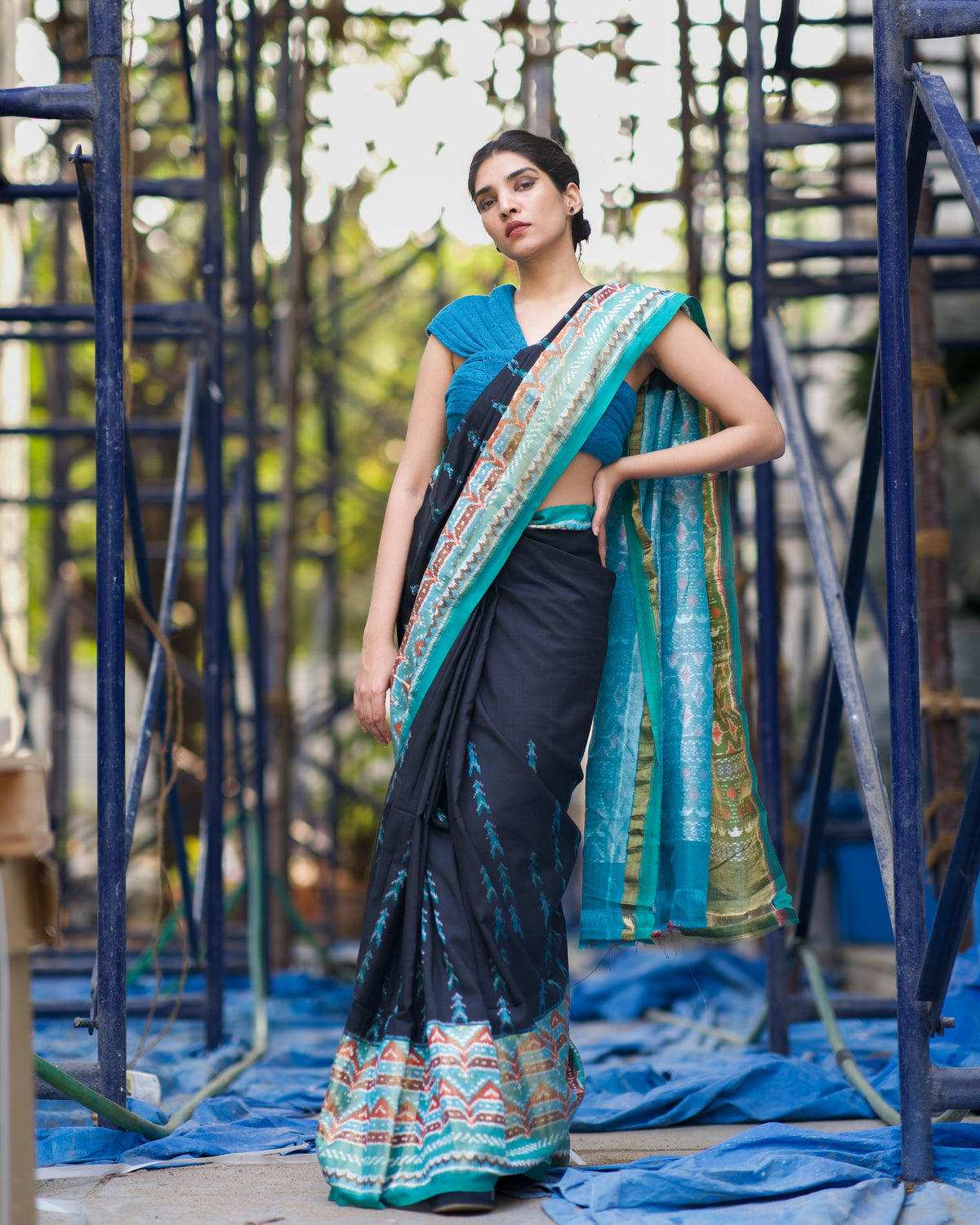 SAANJH TARIMA ERI SILK SAREE