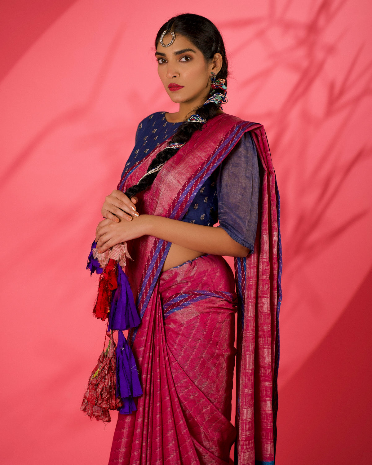 Debashree Eri Silk Ikat Sari