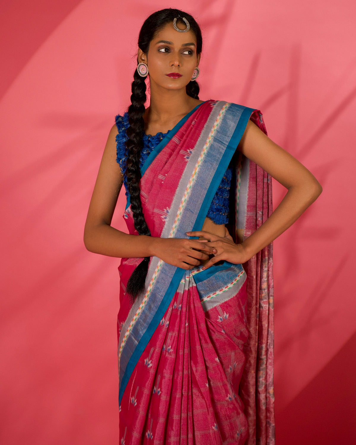 Mitali Eri Silk Ikat Saree