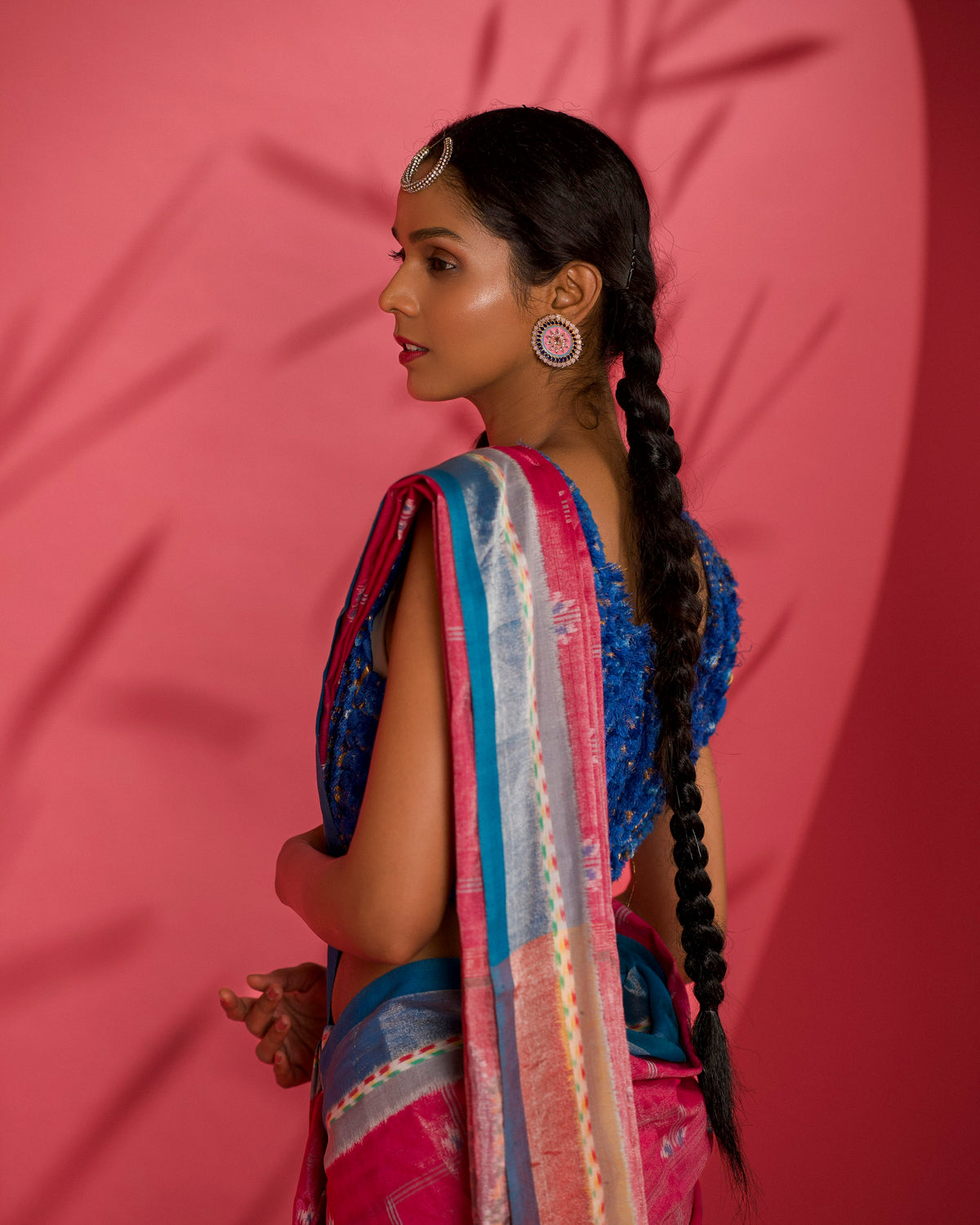 Mitali Eri Silk Ikat Saree