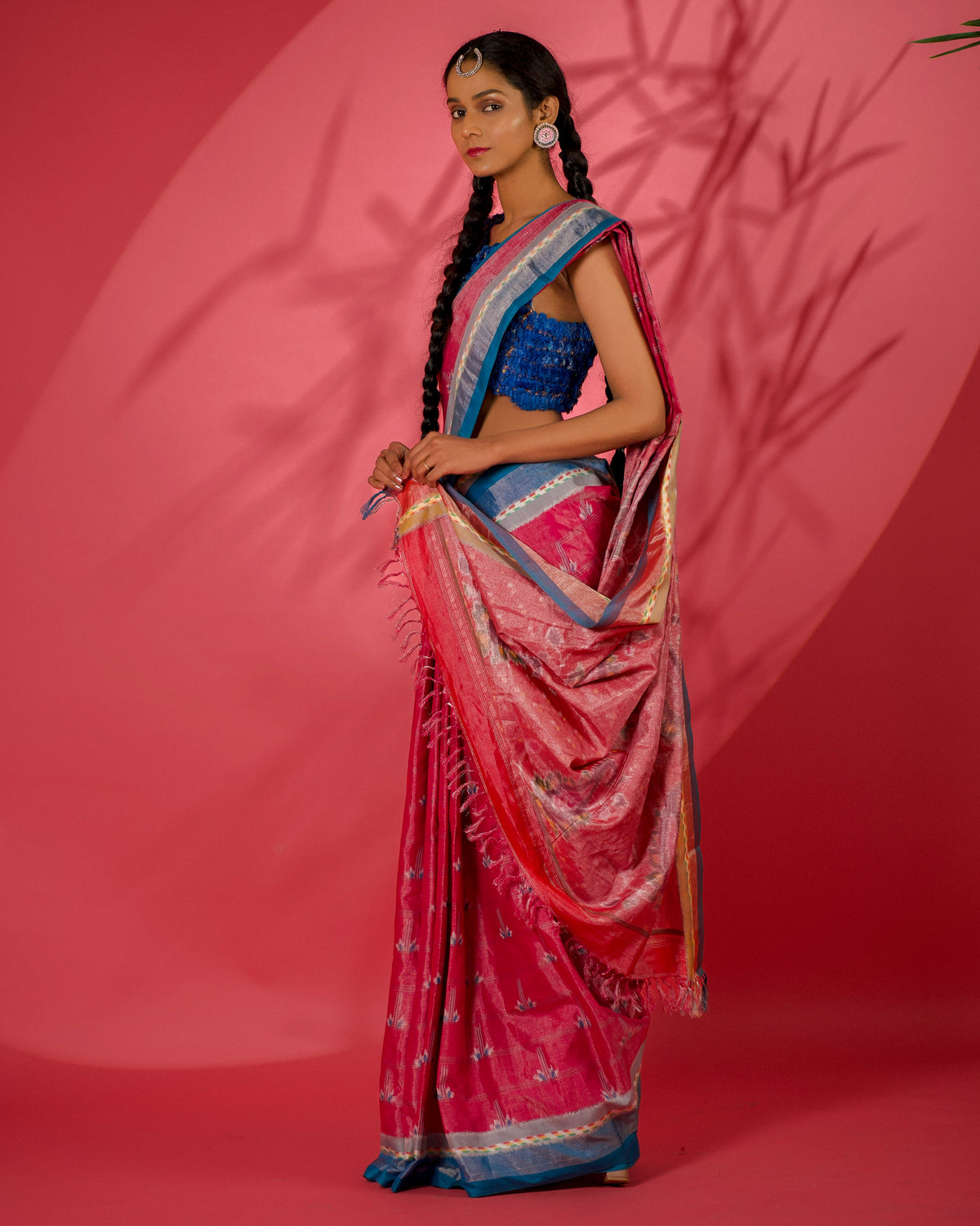 Mitali Eri Silk Ikat Saree