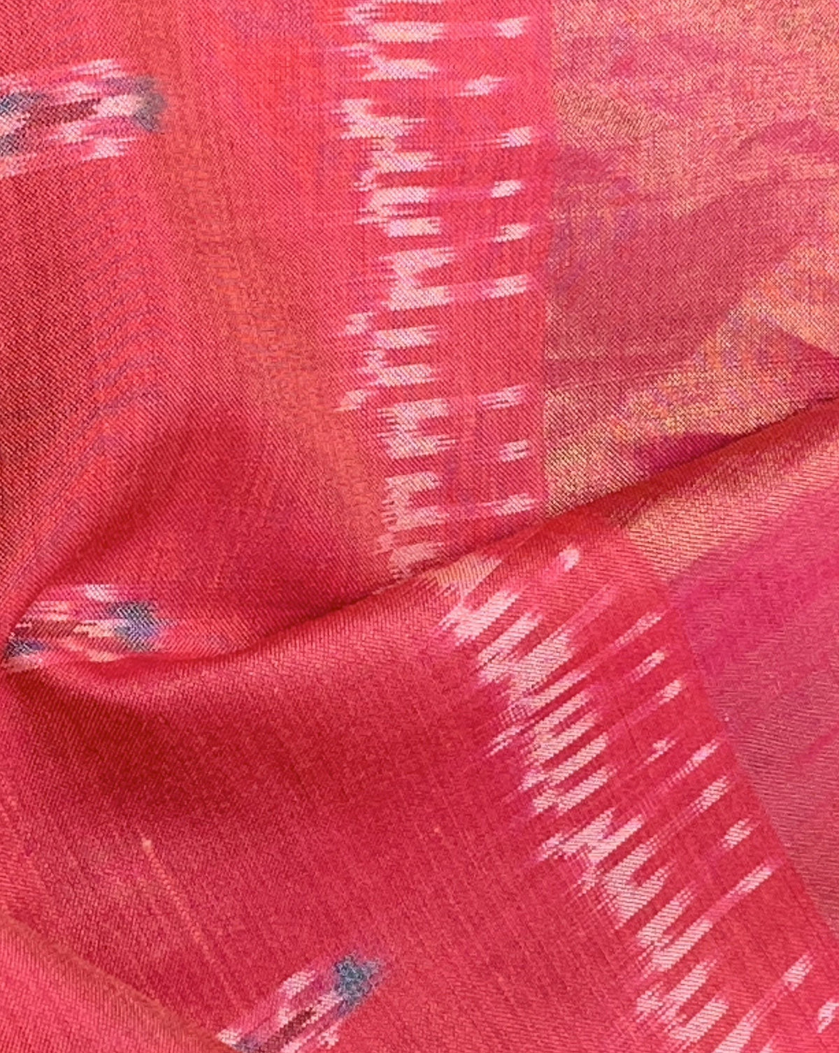 Calypso Coral Eri Silk Blouse Material