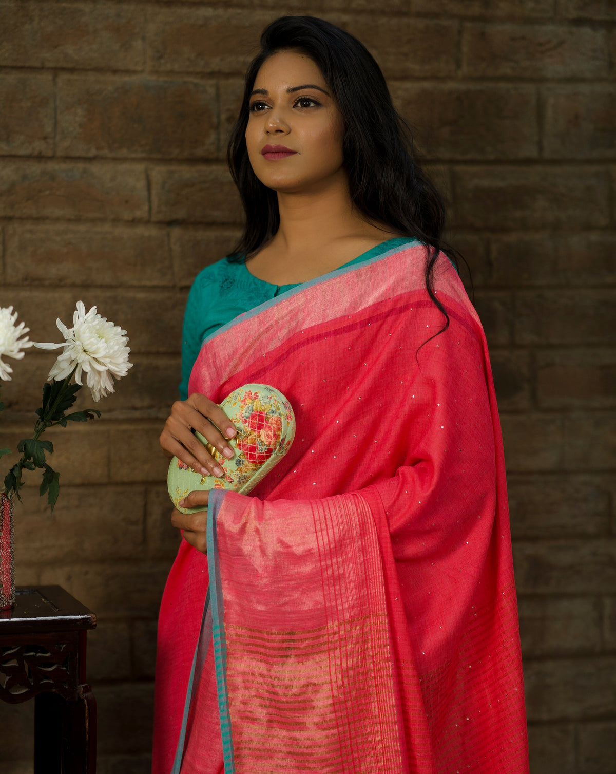 SPARKLE IN MY EYE - POPPY ERI SILK SAREE