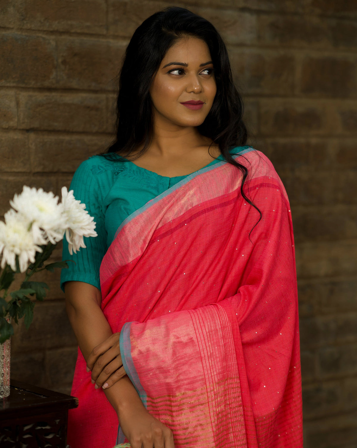 SPARKLE IN MY EYE - POPPY ERI SILK SAREE