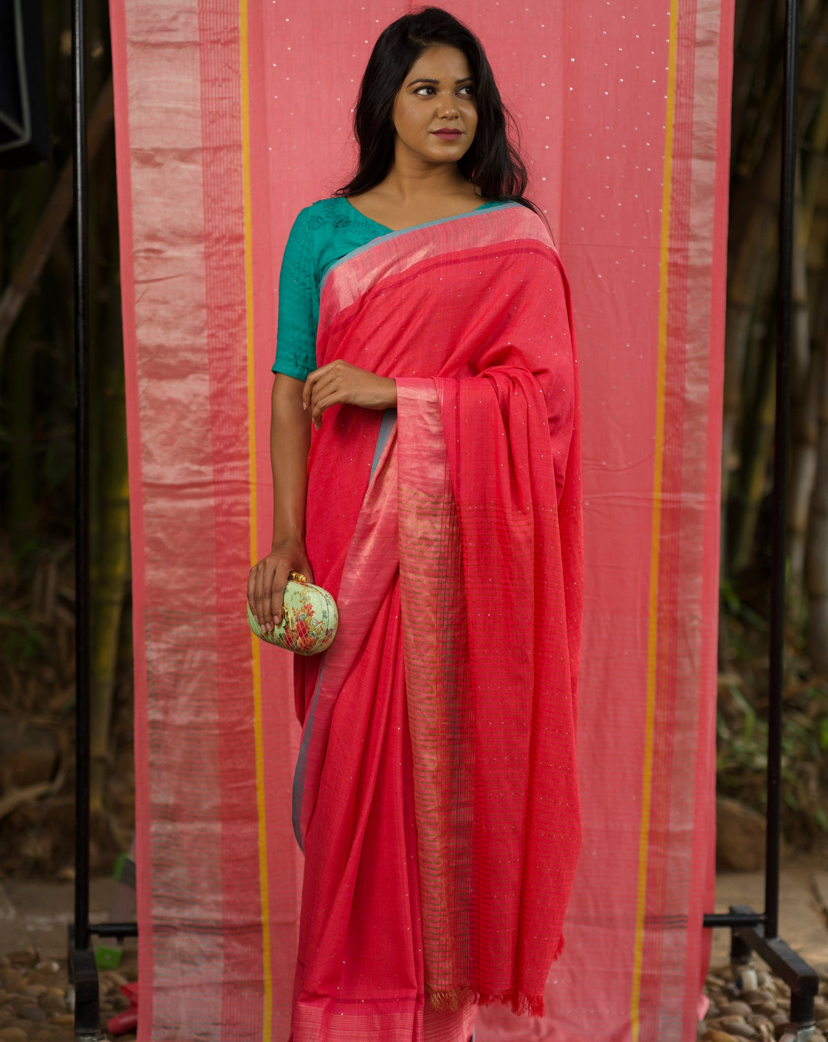 SPARKLE IN MY EYE - POPPY ERI SILK SAREE