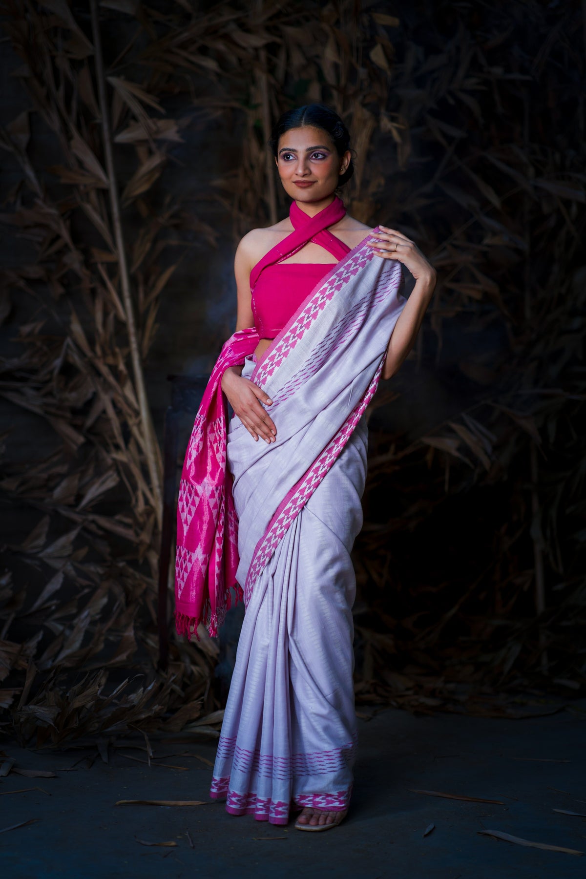 LILAC MAGIC ERI SILK SAREE